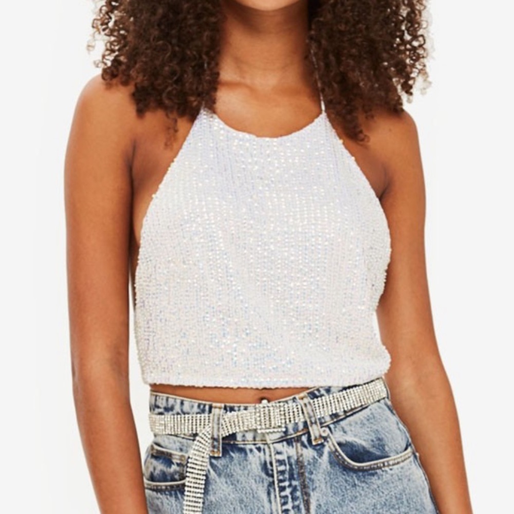Topshop sequin top 👛